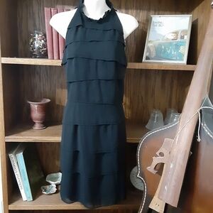 ✨Bogo FREE✨ MSK Black Ruffled Dressy Dress Sz 6